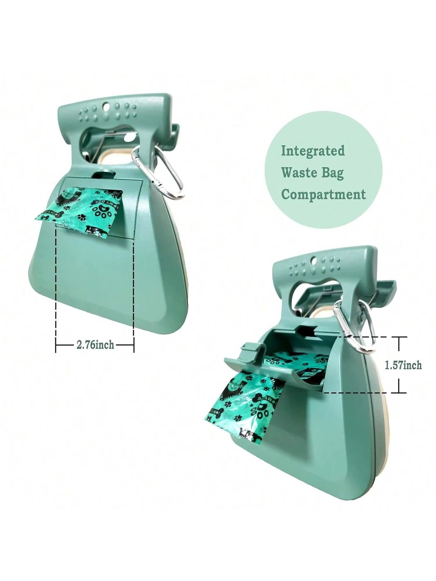ScoopMate™ Pooper Scooper  | Portable and Handheld Size for Walking Large and Small Dogs outside