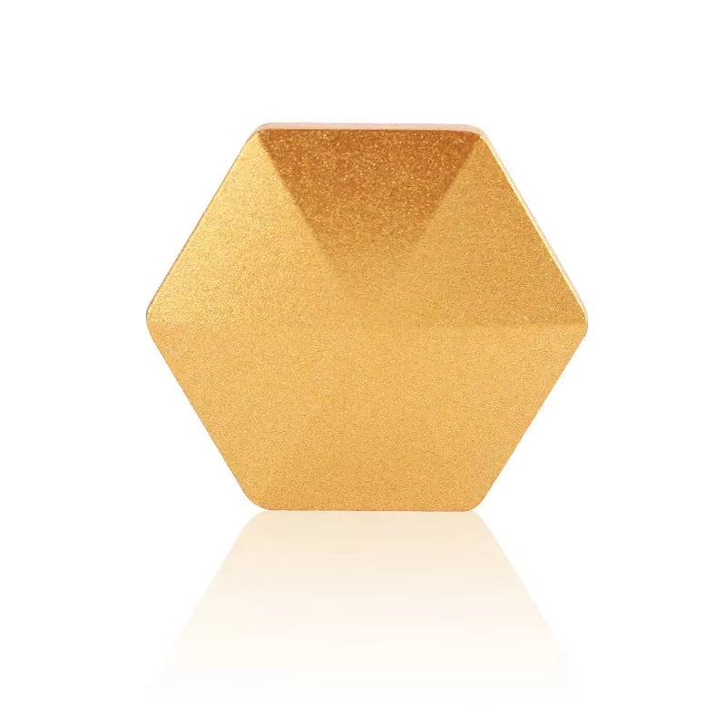 FlipAxis™ Kinetic Desk Fidget Toy | Alloy Hexagonal & Square Spinning Flip Block for Stress Relief