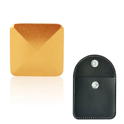 FlipAxis™ Kinetic Desk Fidget Toy | Alloy Hexagonal & Square Spinning Flip Block for Stress Relief