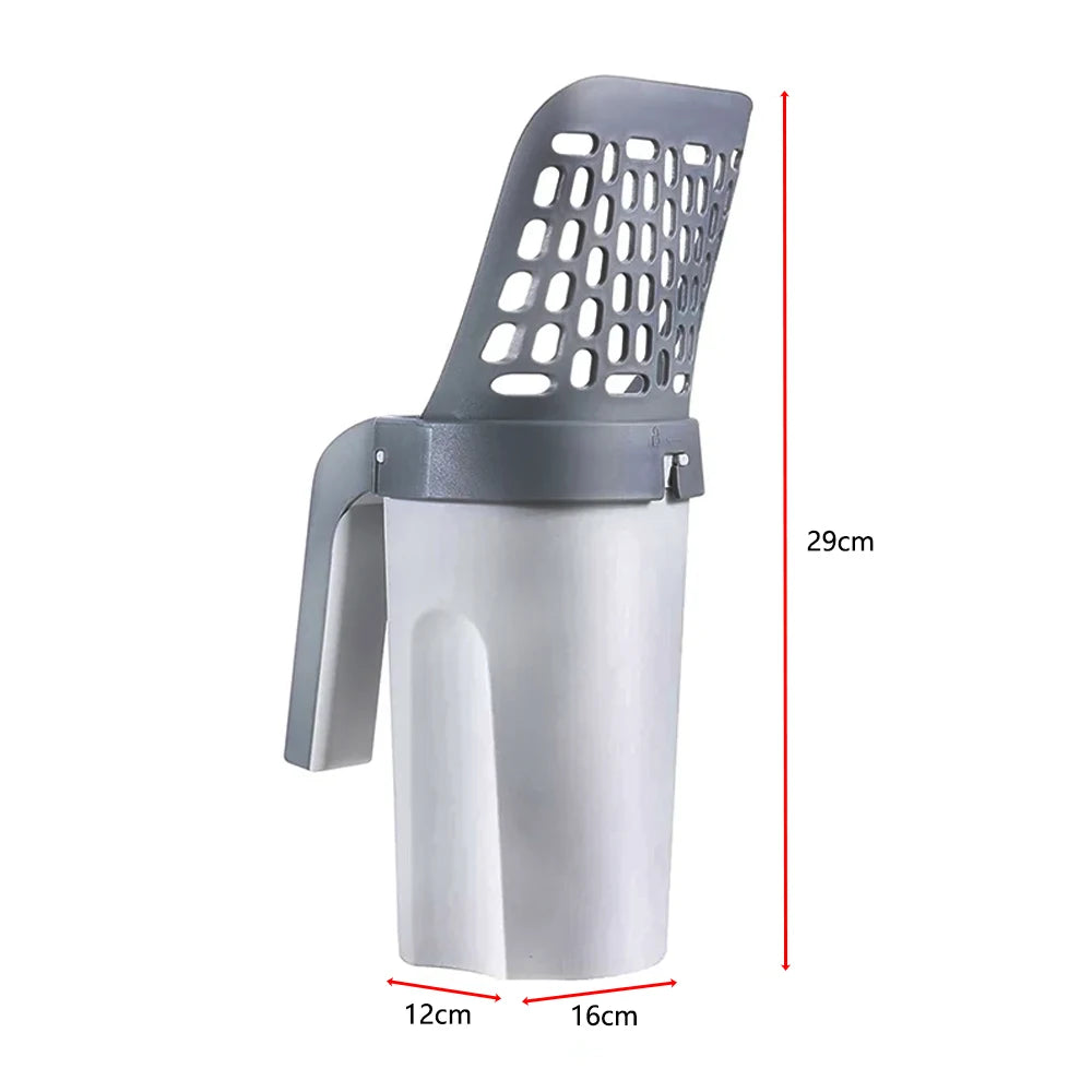 LitterLift™ Self-Cleaning Cat Litter Shovel with Filtered Design for Easy Waste Removal | Durable Pet Toilet Cleaner & Garbage Picker for Cat Litter Boxes