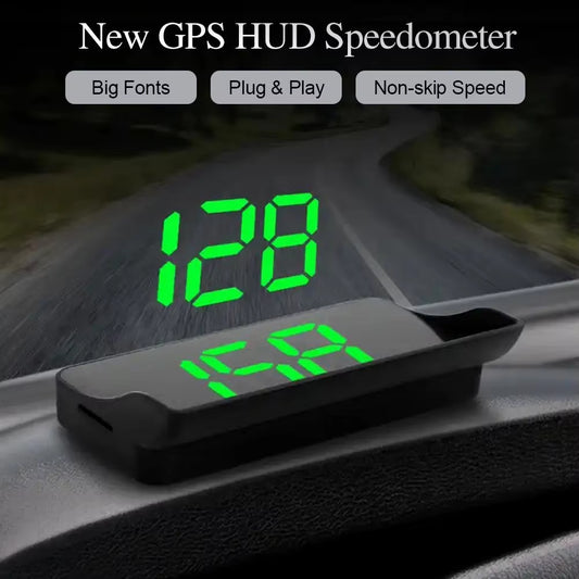 Autozen™ Car HUD Speed Display | Digital GPS Projector & Speedometer for All Vehicles | Auto Electronics Accessory