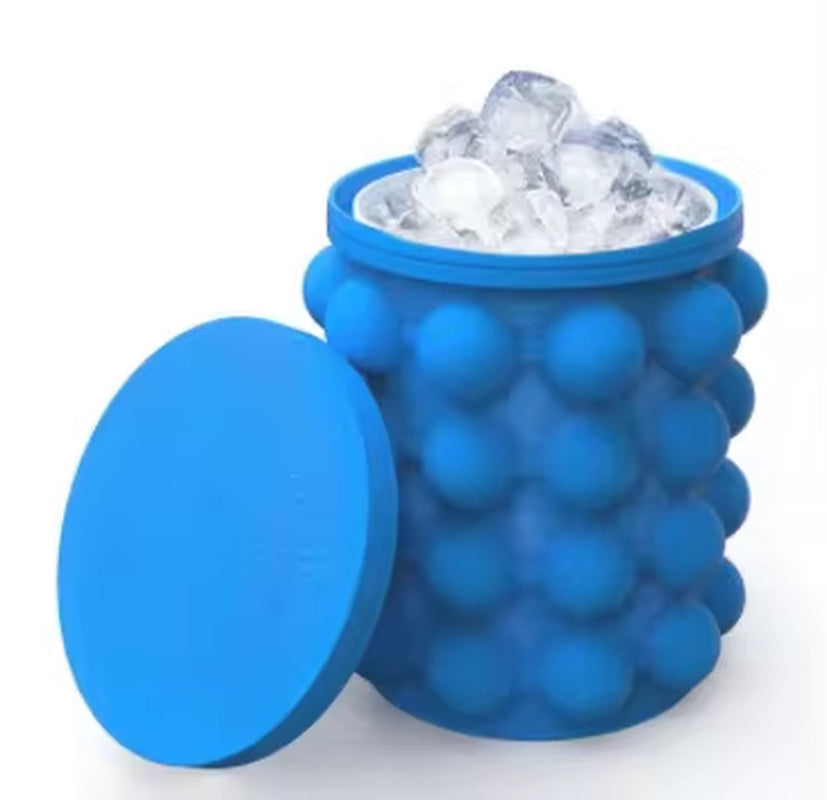 IceVault™ Portable Silicone Ice Cube Maker Bucket | Space-Saving  Cooler for Home or Travel