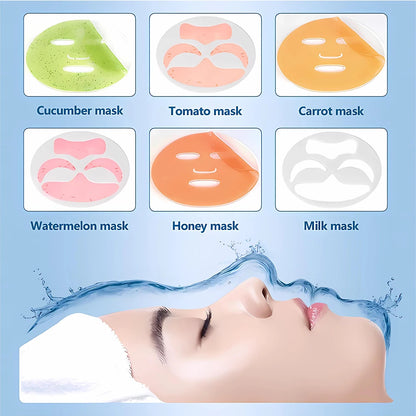GlowMelt™ DIY Smart Face Mask Maker | Natural Fruit & Collagen Facial Mask Machine for Personalized Skin Care
