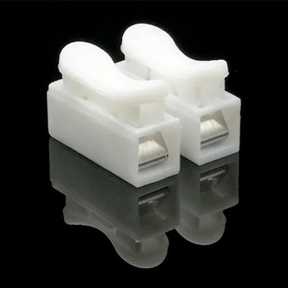 InstaConnect™ 20/50Pcs No Soldering Quick 1P 2P Cable Wire Connector | No Screw Terminal