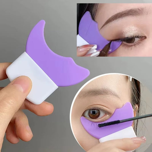 LashGuard™ Silicone Eyeliner & Mascara Shield | Reusable Eye Makeup Stencil & Eyebrow Shaping Guard Tool