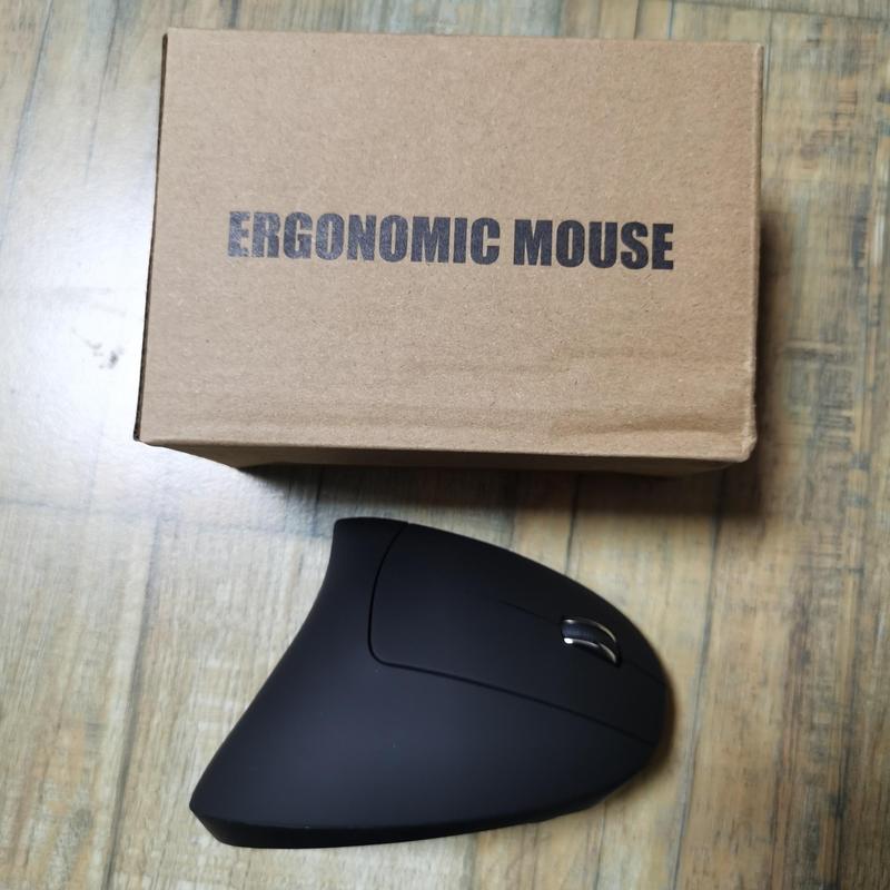 WristEase™ Ergonomic Vertical Optical Mouse | Right-Hand USB Mouse for Office, Gaming & Laptop Use (1 Count)