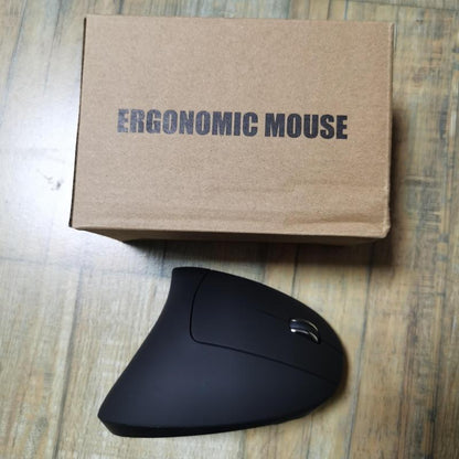 WristEase™ Ergonomic Vertical Optical Mouse | Right-Hand USB Mouse for Office, Gaming & Laptop Use (1 Count)