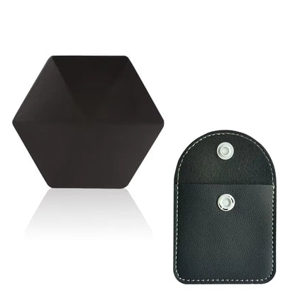 FlipAxis™ Kinetic Desk Fidget Toy | Alloy Hexagonal & Square Spinning Flip Block for Stress Relief
