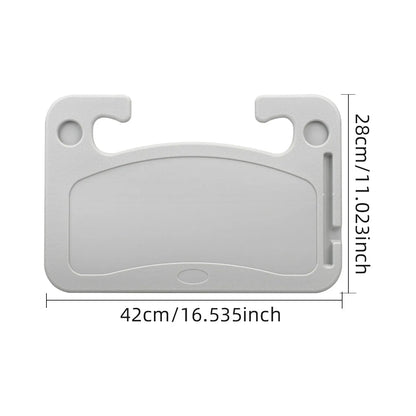 DriveDesk™ Portable Steering Wheel Tray | Car Laptop Stand & Dining Table Mount for Work, Coffee, Snacks & Travel Convenience