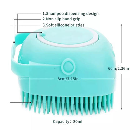 ScrubPaws™ Massage Comb For Dogs and Cats | Grooming Scrubber for Bathing Pets