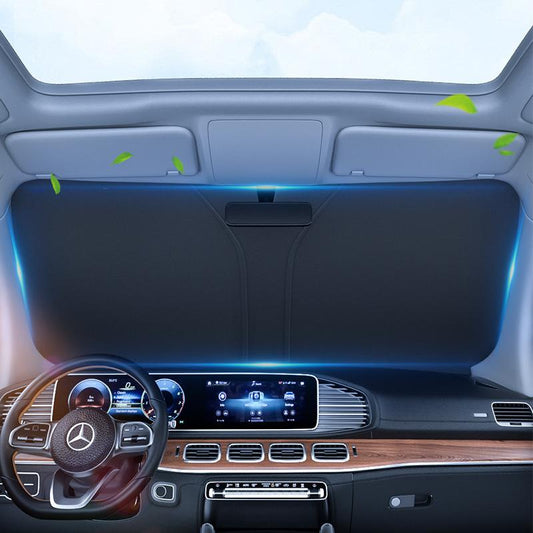 UVArmor™ Car Windshield Sunshade | Foldable Reflective UV Protector for Heat & Sun Damage, Keeps Interior Cool