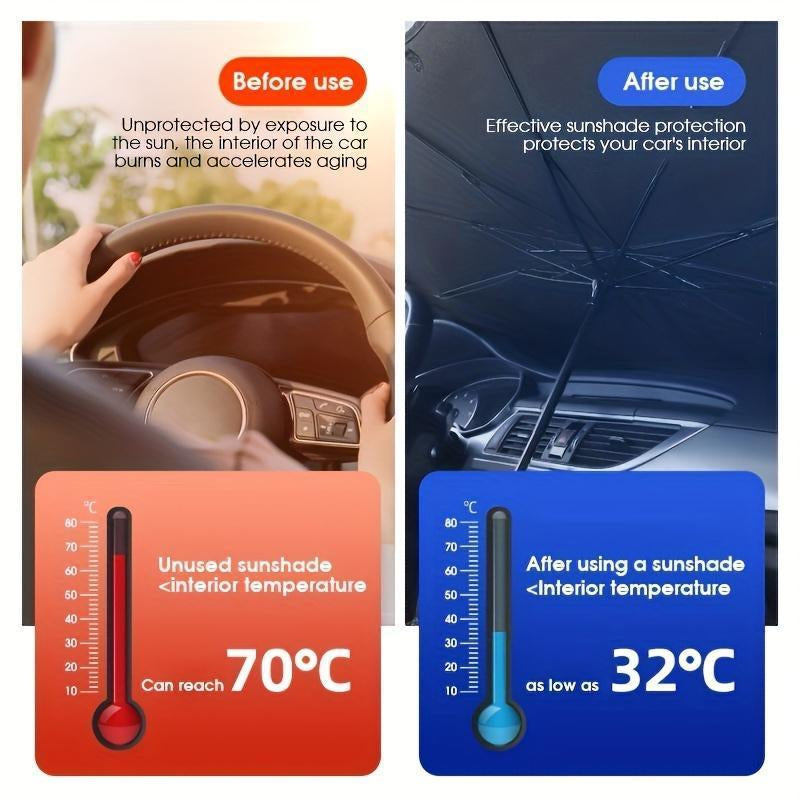 TurboCover™ Foldable Car Windshield Sunshade 