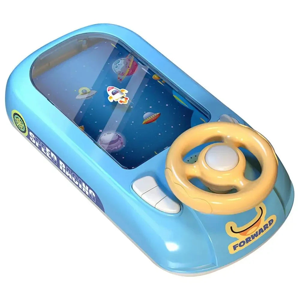 DriveQuest™ Kids Racing Steering Wheel Toy | Interactive Driving Game Machine for Learning & Adventure Fun