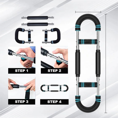 FlexCore™ Adjustable Arm Trainer & Chest Expander | Resistance Bands for Upper Body Strength Training