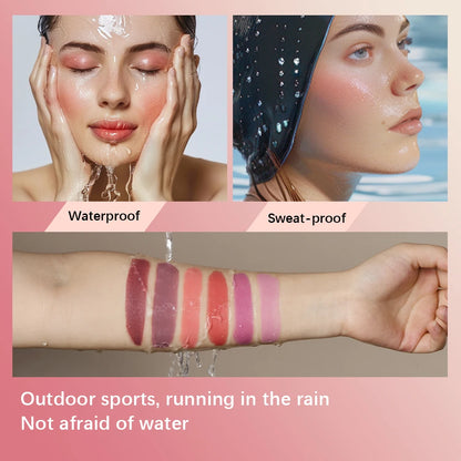 Lakerain® 3in1 Cheek Lip Tinted Moisturized Blush Stick | Silky Smooth Blusher