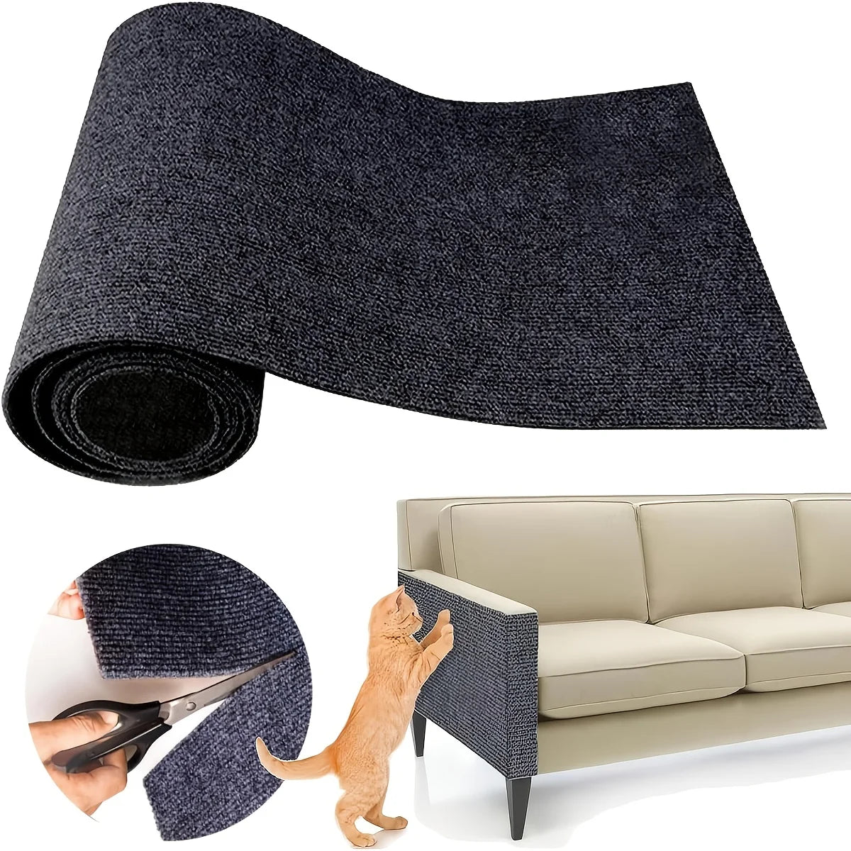 ScratchGuard™ 1 Piece of Self Adhesive Cat Scratching Pad | Durable Furniture  Cover