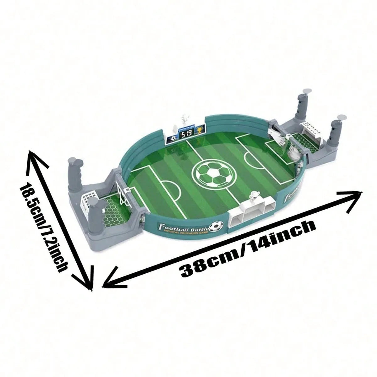 KickMatch™ 2-Player Tabletop Football Game |  Parent-Child Interactive Soccer Board Game for Kids & Adults, Fun Puzzle Skill Toy for Home, Party & Family Game Night