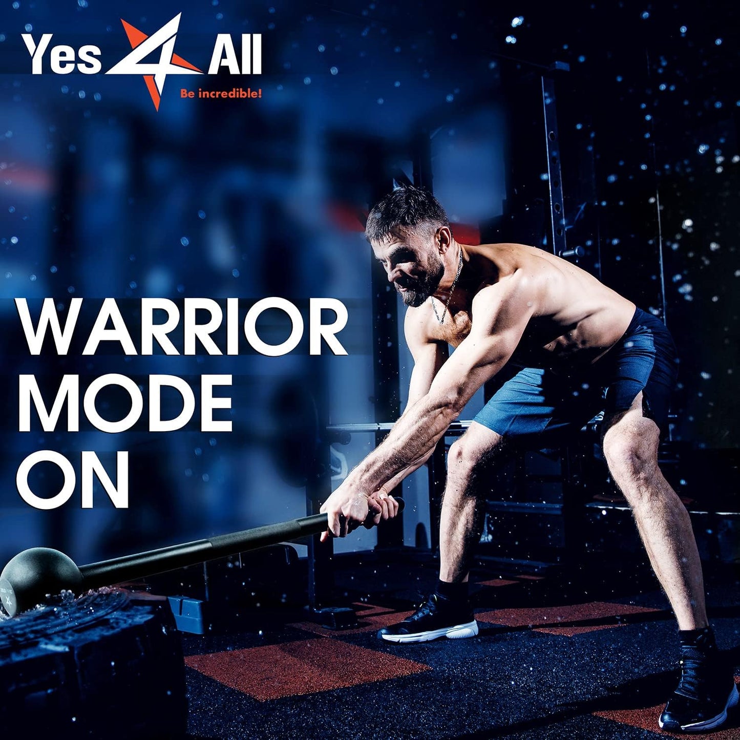 MaceForce™  Steel Mace Bell | ull-Body Strength Training Tool for Shoulder, Grip, and Forearm Workouts, Ideal for Functional Fitness, Rehab & Mobility