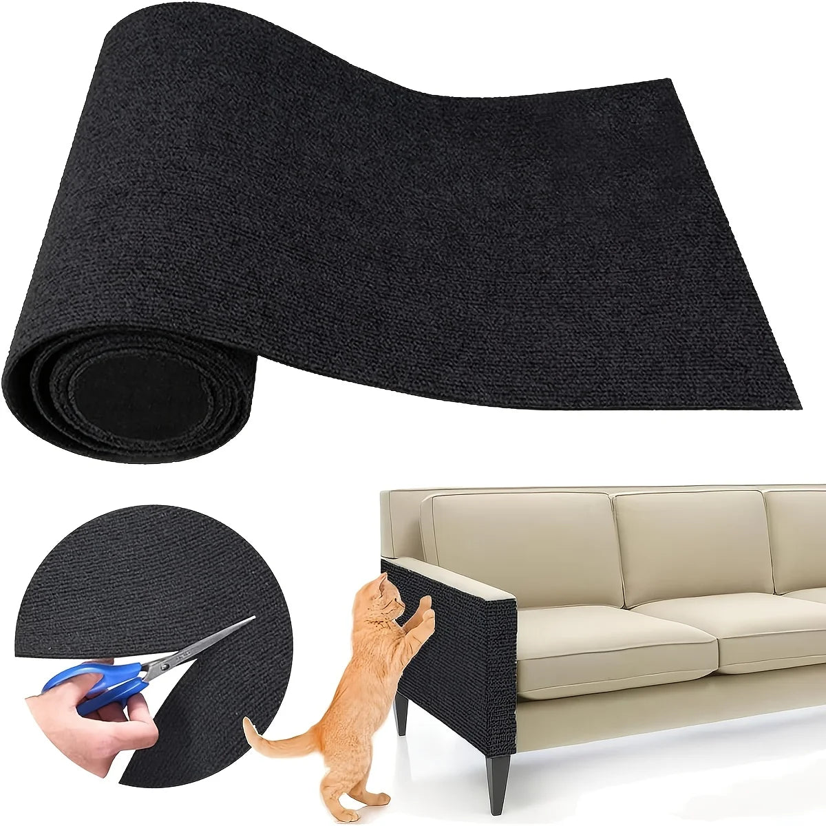 ScratchGuard™ 1 Piece of Self Adhesive Cat Scratching Pad | Durable Furniture  Cover