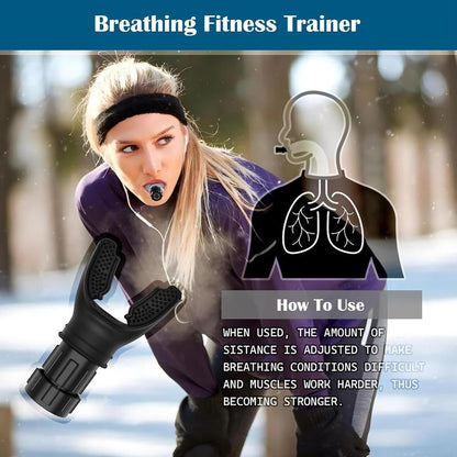 CoreBreath™ Adjustable Breathing Resistance Trainer | Portable Lung Exerciser for Fitness, Endurance & Strength