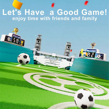 KickMatch™ 2-Player Tabletop Football Game |  Parent-Child Interactive Soccer Board Game for Kids & Adults, Fun Puzzle Skill Toy for Home, Party & Family Game Night