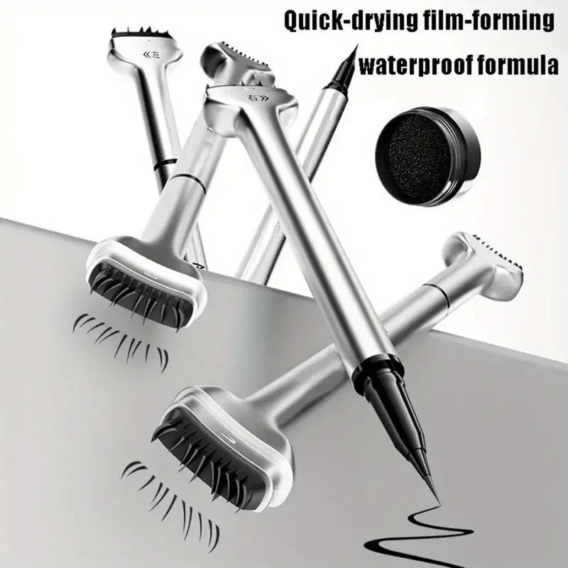 LineStamp™ | Lower Lash Stamp | 2-In-1 Waterproof Sweatproof Eyeliner with Individual Liquid Eyeliner