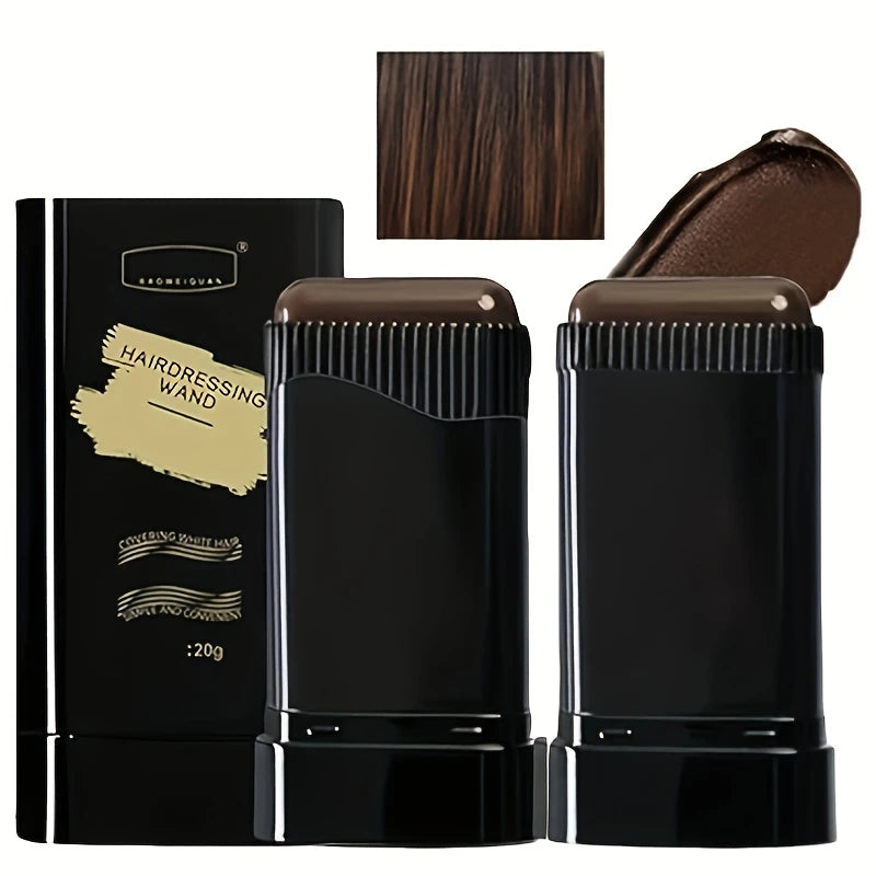 ColorSwipe™ Temporary Hair & Beard Color Stick | Long-Lasting, Easy Root Touch-Up & Gray Coverage Pen