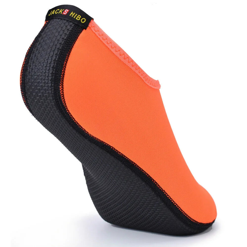 HydroStep™ Neoprene Water Socks | Non-Slip, Breathable Aqua Footwear for Swimming, Diving & Beach Use (1 Pair)