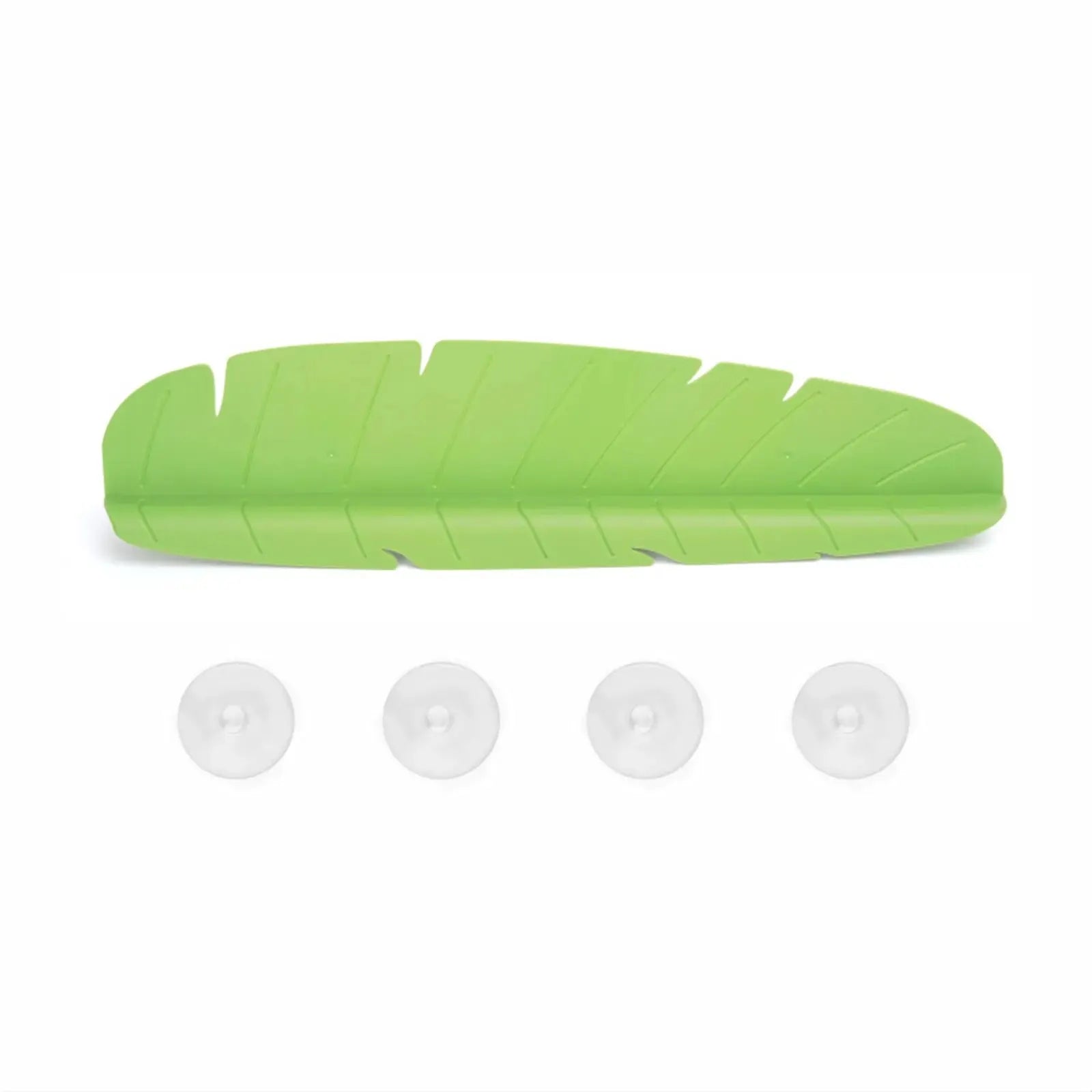 SinkShield™ Soft Banana Leaf Sink Water Guard | Splash-Blocking Sink Flap with Suction Cups, Oil-Proof & Heat-Resistant
