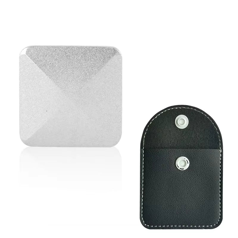 FlipAxis™ Kinetic Desk Fidget Toy | Alloy Hexagonal & Square Spinning Flip Block for Stress Relief