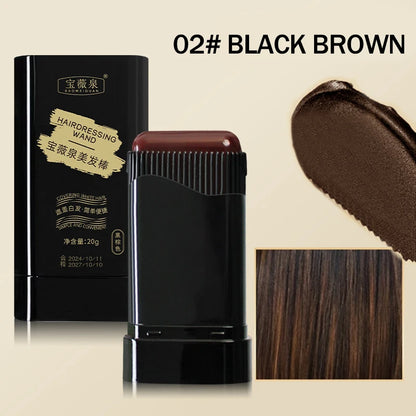 ColorSwipe™ Temporary Hair & Beard Color Stick | Long-Lasting, Easy Root Touch-Up & Gray Coverage Pen