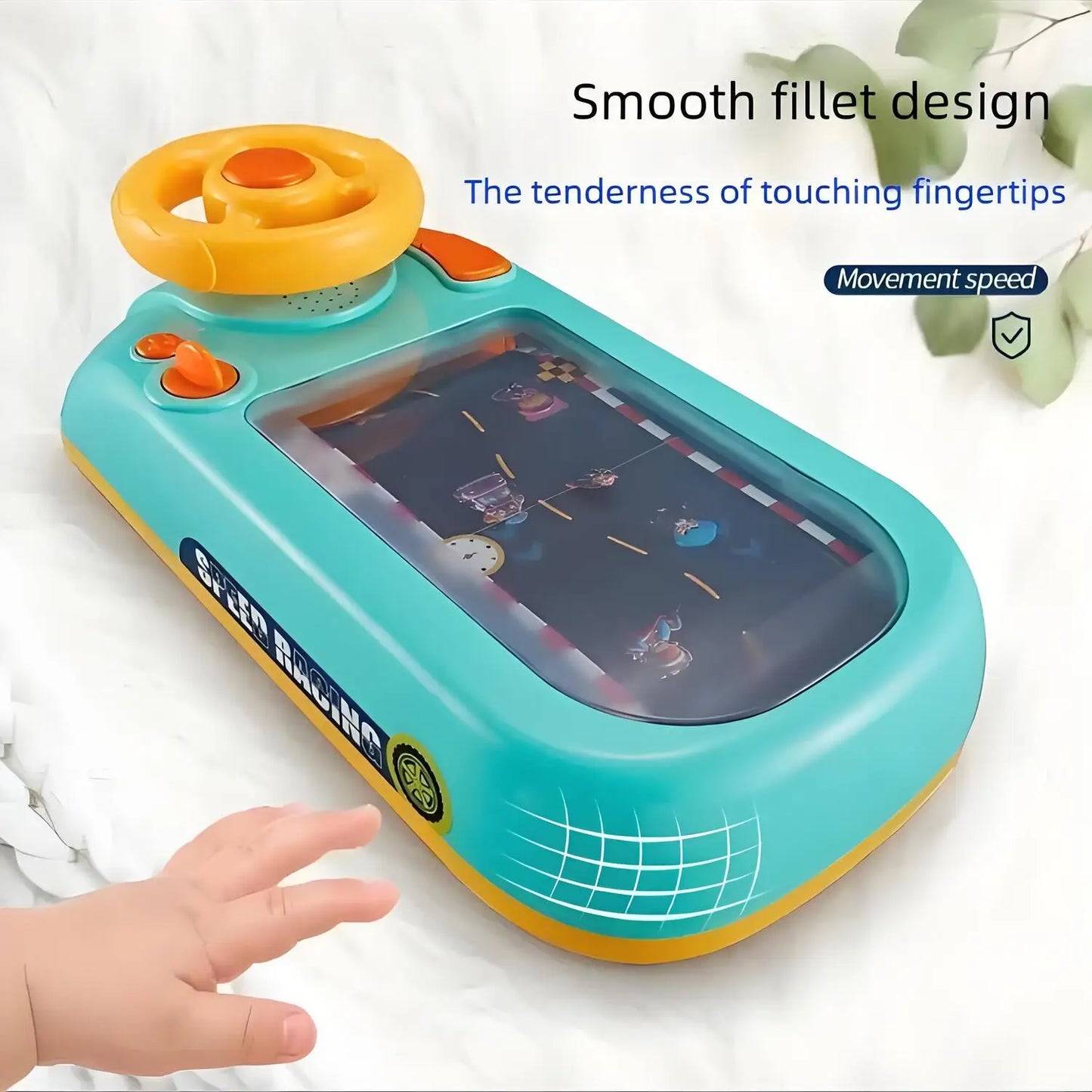 DriveQuest™ Kids Racing Steering Wheel Toy | Interactive Driving Game Machine for Learning & Adventure Fun