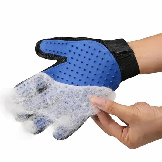 FurSwipe™ Pet Grooming Glove | 5-Finger Hair Remover Brush for Dogs & Cats, Deshedding & Cleaning Tool Gift 