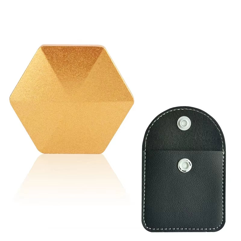 FlipAxis™ Kinetic Desk Fidget Toy | Alloy Hexagonal & Square Spinning Flip Block for Stress Relief