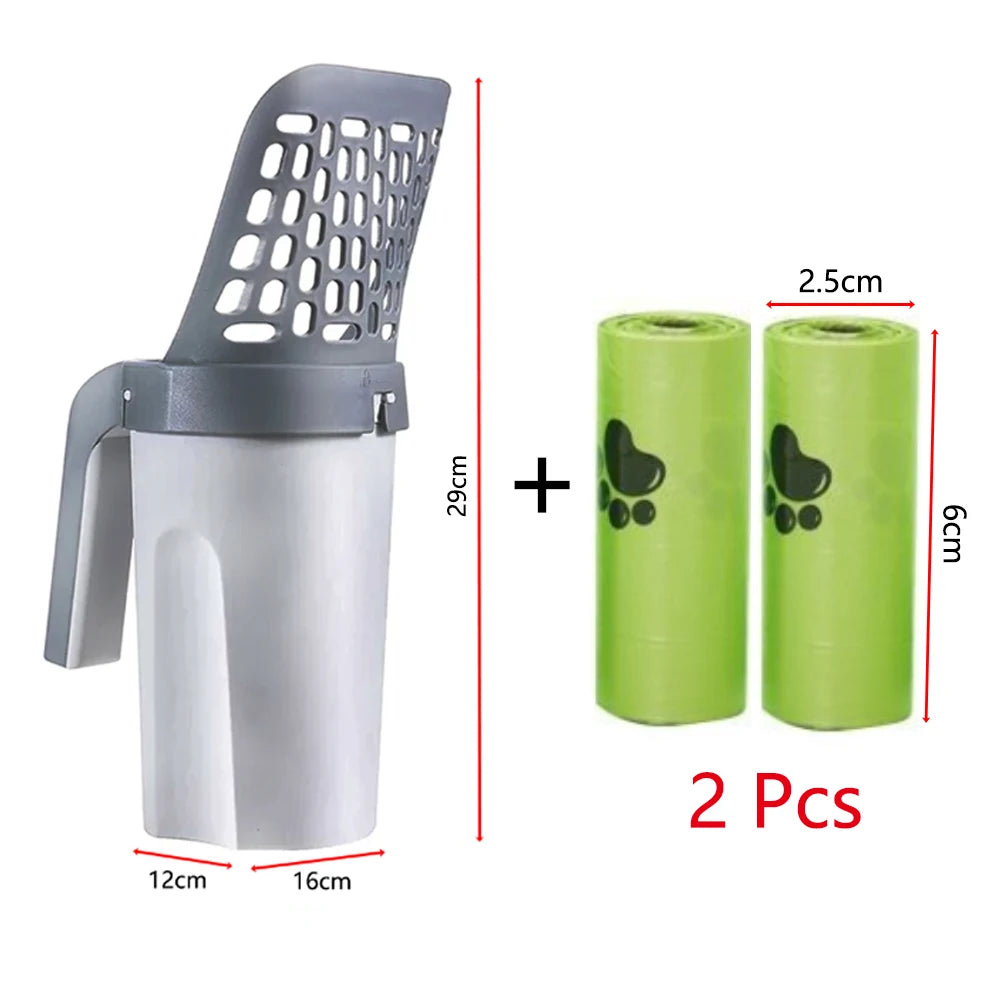 LitterLift™ Self-Cleaning Cat Litter Shovel with Filtered Design for Easy Waste Removal | Durable Pet Toilet Cleaner & Garbage Picker for Cat Litter Boxes