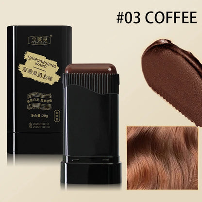 ColorSwipe™ Temporary Hair & Beard Color Stick | Long-Lasting, Easy Root Touch-Up & Gray Coverage Pen