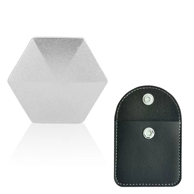 FlipAxis™ Kinetic Desk Fidget Toy | Alloy Hexagonal & Square Spinning Flip Block for Stress Relief