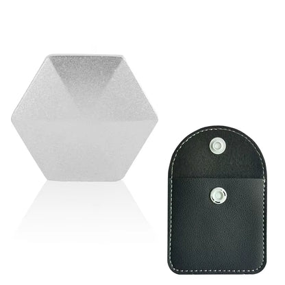 FlipAxis™ Kinetic Desk Fidget Toy | Alloy Hexagonal & Square Spinning Flip Block for Stress Relief
