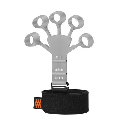 Gripterra™ Adjustable Finger Exerciser | 6-Level Resistance Hand Strengthener for Guitarists, Therapy, Recovery, Sports & Daily Finger Training