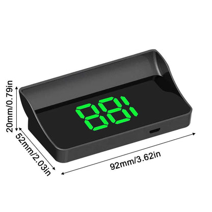 Autozen™ Car HUD Speed Display | Digital GPS Projector & Speedometer for All Vehicles | Auto Electronics Accessory