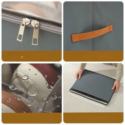 ShoeSavvy™ Foldable Storage Box with Lid | Dustproof Organizer for Shoes, Clothes & Accessories