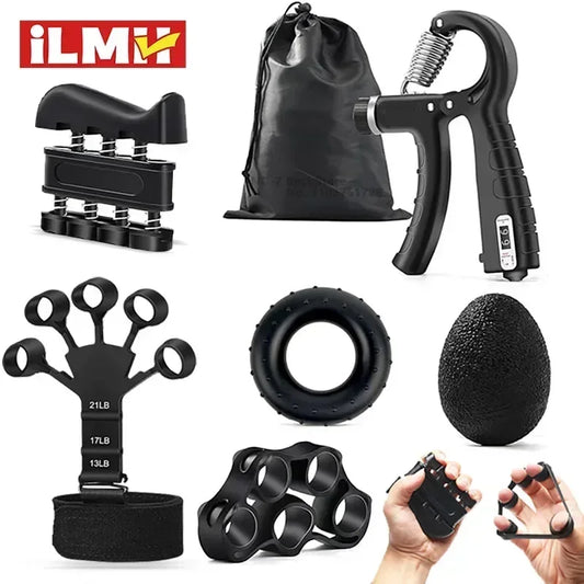 GripForge™ Adjustable Hand Grip Strengthener 5–60Kg | Finger Exerciser for Muscle Training & Injury Recovery