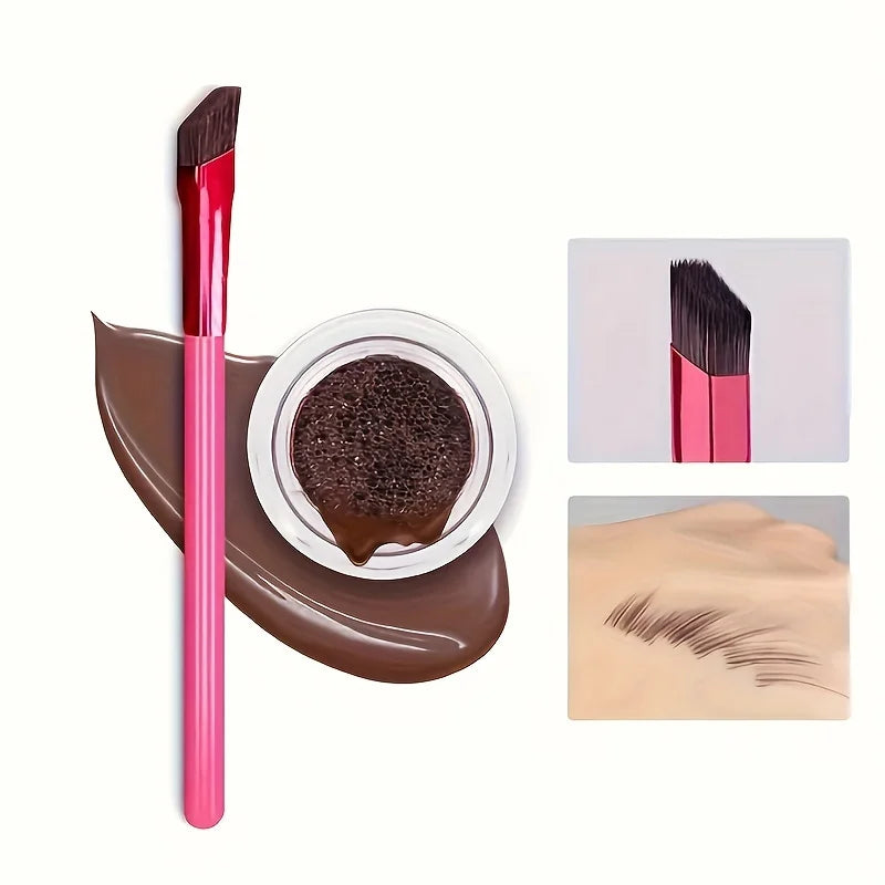 SculptBrow™ – 3D Eyebrow Brush & Hairline Shaping Paste Tool | Precision Makeup for Brows & Hair Edges