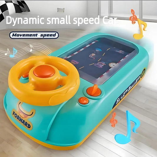 DriveQuest™ Kids Racing Steering Wheel Toy | Interactive Driving Game Machine for Learning & Adventure Fun
