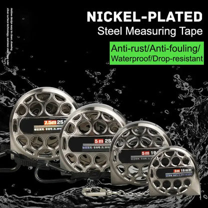 ProMeasure™ Stainless Steel Retractable Tape Measure | 3M / 5M / 7.5M