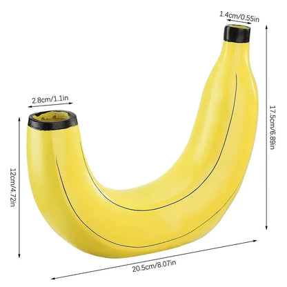 BanaBloom™ Banana Vase | Cute Resin Flower Vase for Tabletop & Home Decor