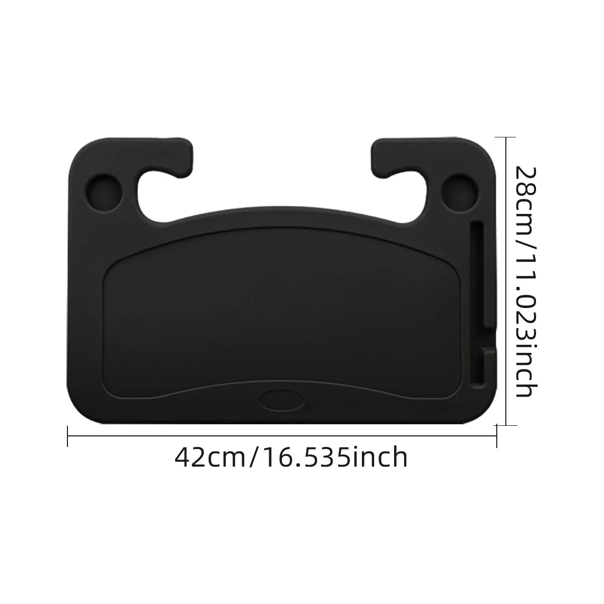 DriveDesk™ Portable Steering Wheel Tray | Car Laptop Stand & Dining Table Mount for Work, Coffee, Snacks & Travel Convenience