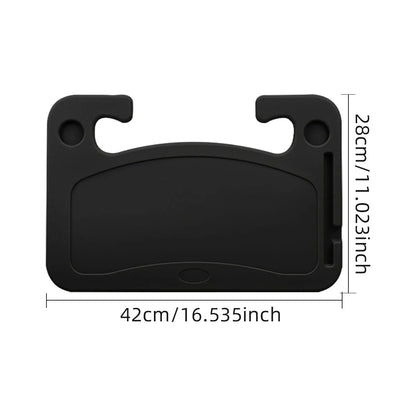 DriveDesk™ Portable Steering Wheel Tray | Car Laptop Stand & Dining Table Mount for Work, Coffee, Snacks & Travel Convenience