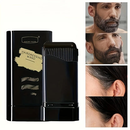 ColorSwipe™ Temporary Hair & Beard Color Stick | Long-Lasting, Easy Root Touch-Up & Gray Coverage Pen