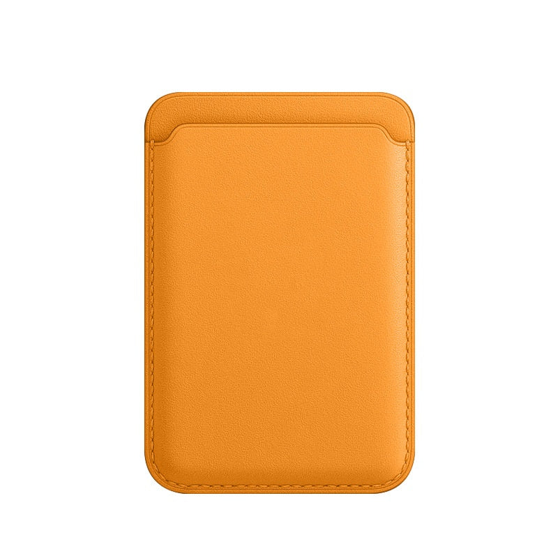 Magsafe Magnetic Luxury Leather Card Holder Wallet Case for 14 Pro Max 13 12 Phone Bag Adsorption Accessories Cover